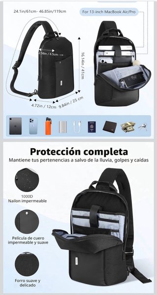 Mochila MOKO para iPad/Tablet hasta 13”