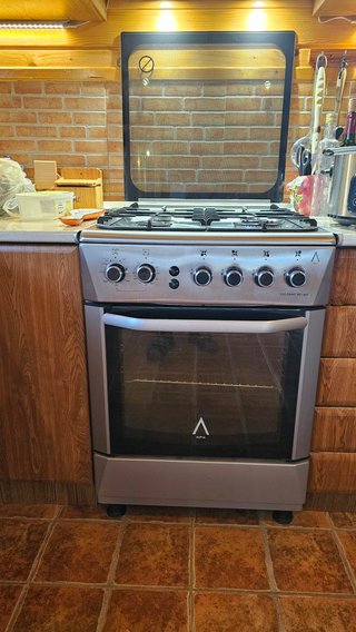 Cocina de gas con horno butano