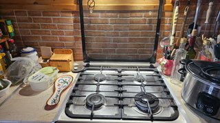 Cocina de gas con horno butano