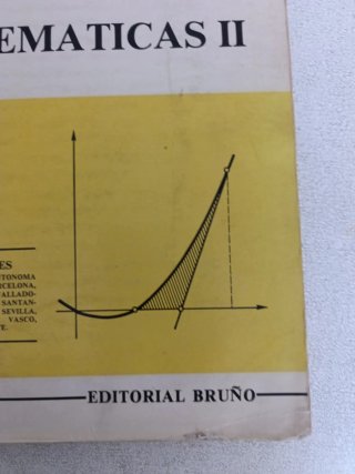 Libro matemáticas II editorial Bruño