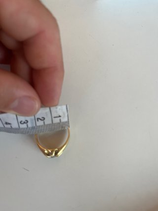 Anillo 18k solitario 5.69g
