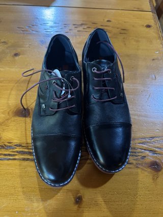 Zapatos Zannya Negros Hombre