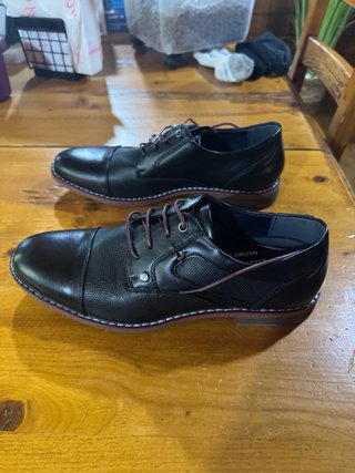 Zapatos Zannya Negros Hombre