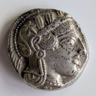 Tetradracma Atenas Antigua Plata