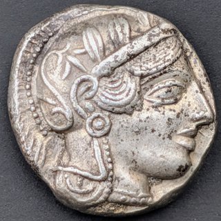 Tetradracma Atenas Antigua Plata
