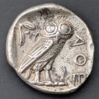 Tetradracma Atenas Antigua Plata