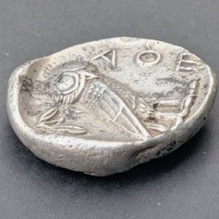Tetradracma Atenas Antigua Plata
