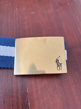 Cintura Ralph Lauren Uomo Blu e Oro