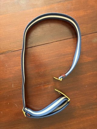 Cintura Ralph Lauren Uomo Blu e Oro
