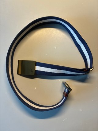 Cintura Ralph Lauren Uomo Blu e Oro