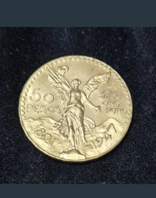 Moneda Centenario Mexicano 50 Pesos Oro Puro