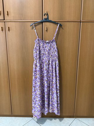 Vestito viola a fiori H&M - taglia S