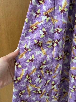 Vestito viola a fiori H&M - taglia S