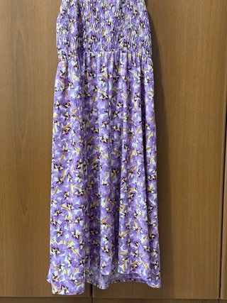 Vestito viola a fiori H&M - taglia S