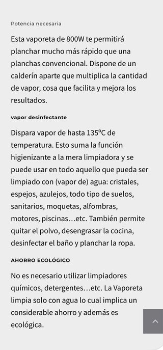 Vaporeta Lufthous con central de planchado