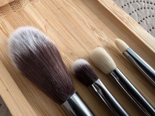 Set Pinceles Maquillaje MAIKO Plata