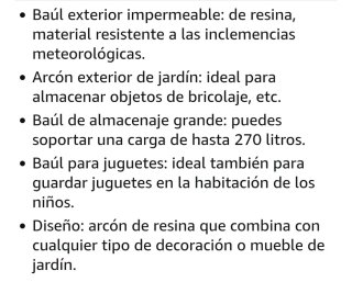Baúl jardín