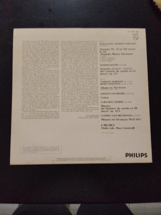 Vinilo Música Clásica I Musici Philips