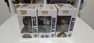 Lote Funko Pop Aladdin, Ursula, Stan Lee