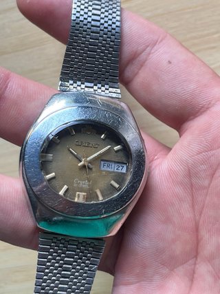 Reloj Orient Crystal Vintage Automático 21 Joyas