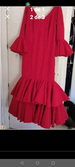 Vestido Flamenca Rojo