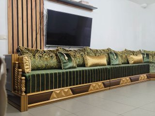 Salón Marroquí Terciopelo y Madera