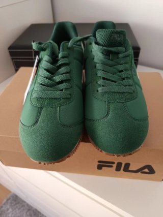 Zapatillas Fila Mujer Verdes y Blancas