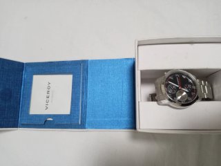 Reloj Viceroy Negro y Plateado