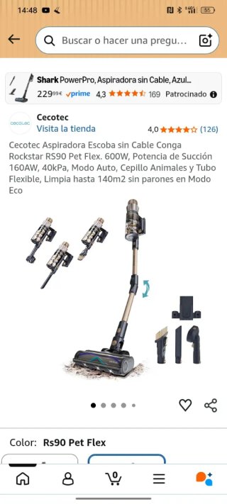 Accesorio Cecotec Conga Rockstar Aspiradora Escob