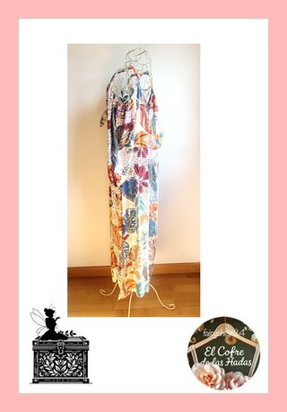 Vestido largo Springfield estampado