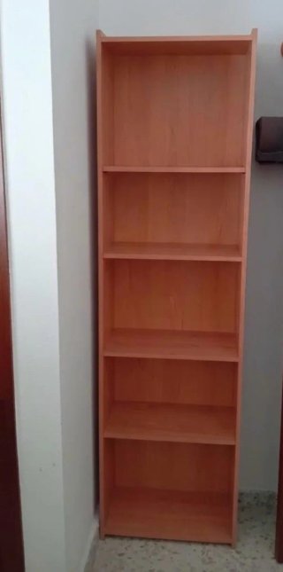 Estantería de madera 5 baldas