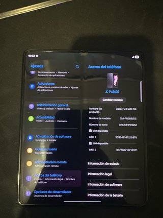 Samsung Galaxy Z Fold3 256Gb IMPOLUTO *LEER BIEN*