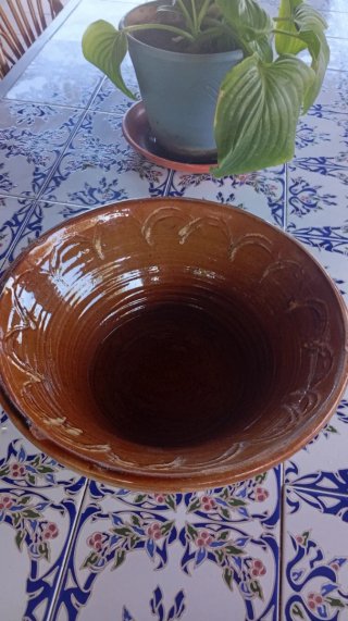 Lebrillos de barro cocido