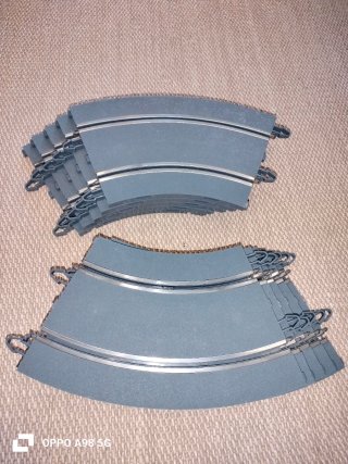 Scalextric Curvas Advance con vallas