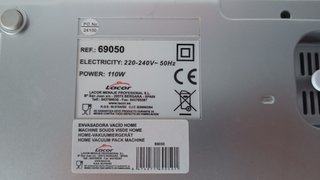Envasadora al vacío Lacor Home