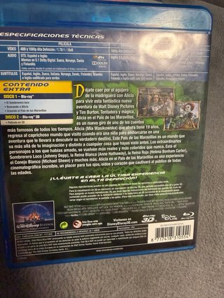 Alicia en el País de las Maravillas Blu-ray 3D