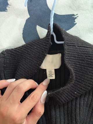 Vestito invernale virale H&M nero - taglia S
