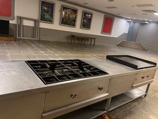 Cocina 6 fuegos y plancha XL