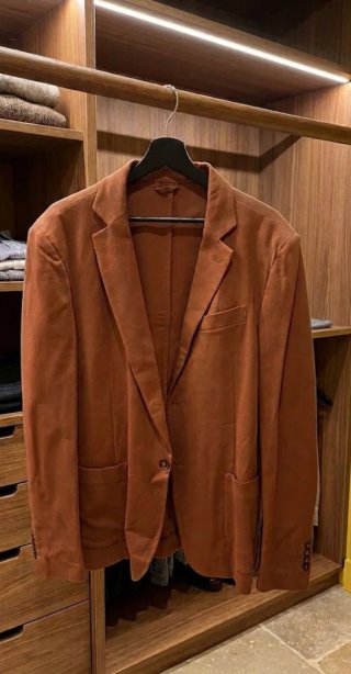Giacca uomo Sirmoney marrone/arancio