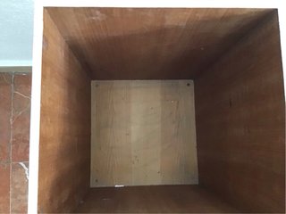 Cajón de almacenaje de madera