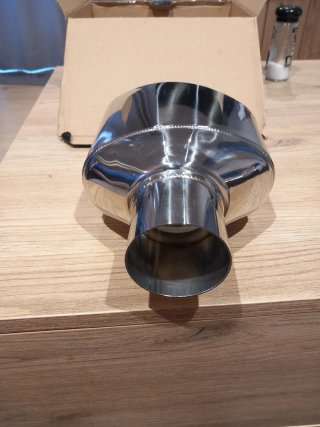 Cola de escape RS6 cromada