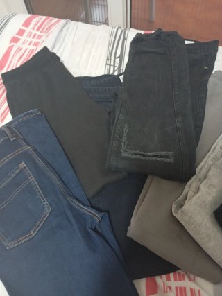 Pantalones de niño 7 vaqueros y 3 de chandal lote
