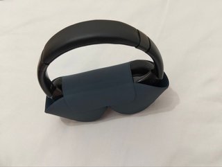 Funda para auriculares azul marino