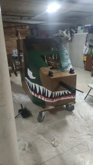 Helicóptero / Carro de madera