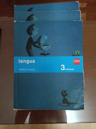 Libros lengua Tercero de primaria editorial SM