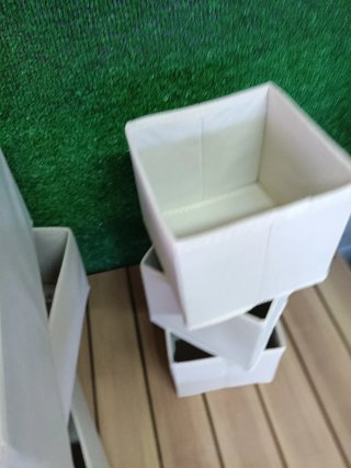 SONGMICS Organizadores Cajones, Juego de 12 Cajas