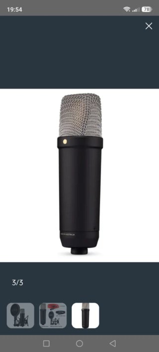 Rode NT1 5ª Gen Micrófono Condensador