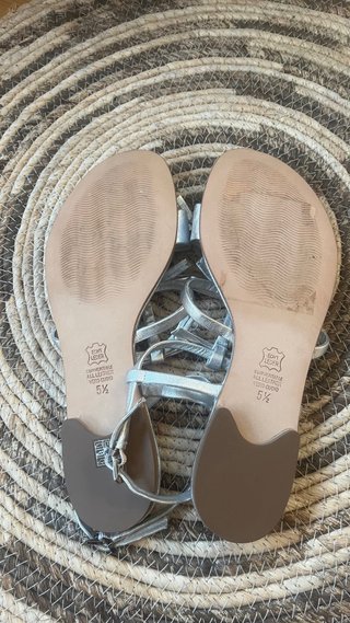 Sandalias Kennel & Schmenger Piel Plateada