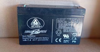 Batería 6V 7.2AH INJUSA High Power