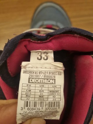 Botas Montaña Niña Quechua T.33
